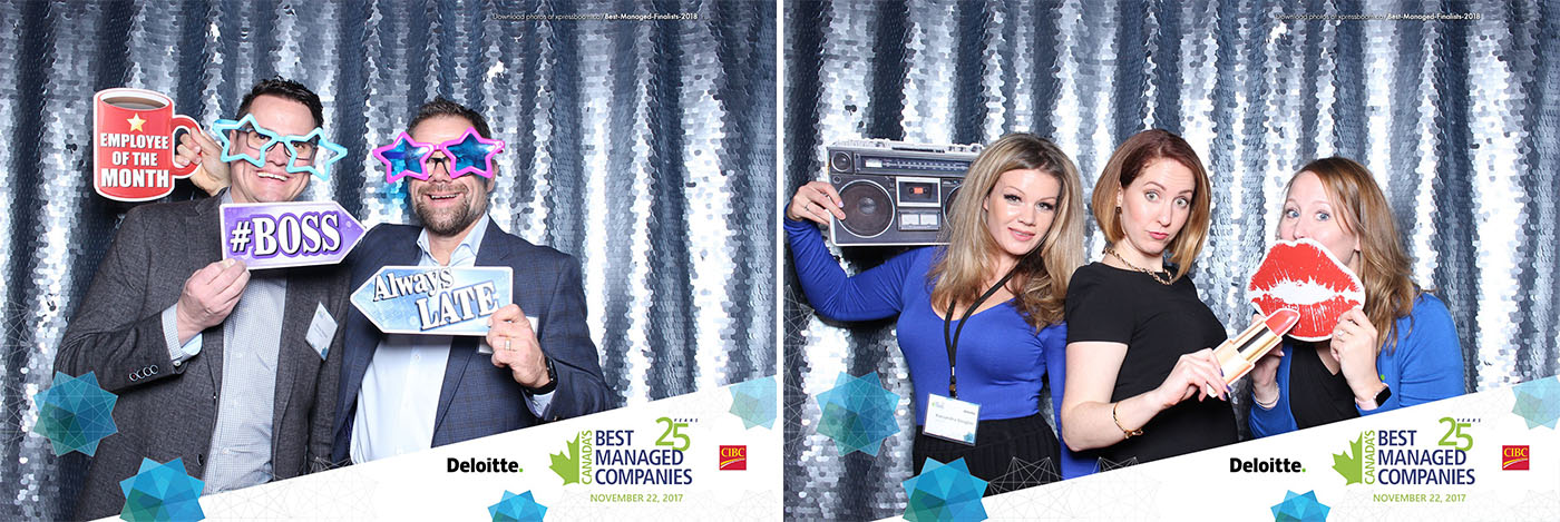 Deloitte Canada's Best Managed Companies Photo Booth for Corporate Events at Studio Bell