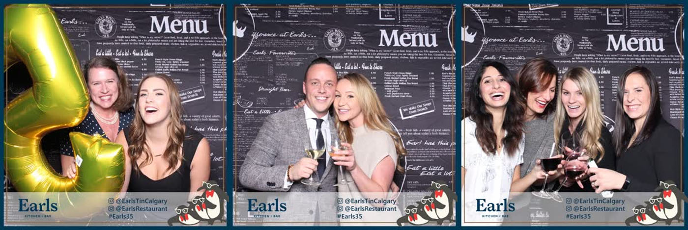 #Earls35 Animated GIF booth at Earls Restaurant Tin Palace Calgary