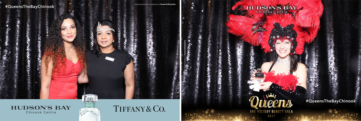 Hudson's Bay Chinook Queens Holiday Beauty Gala 2017 Tiffany Co Parfum
