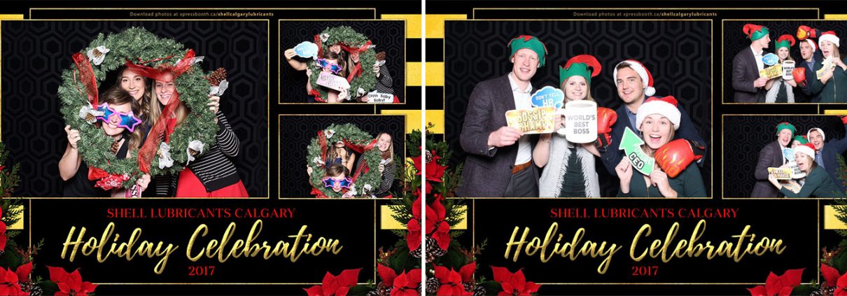 Shell Lubricants Christmas Party Photo Booth at Charbar Calgary