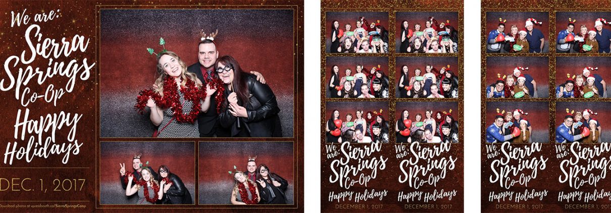 Coop Airdrie Christmas Party Photo Booth at Apple Creek Golf Course