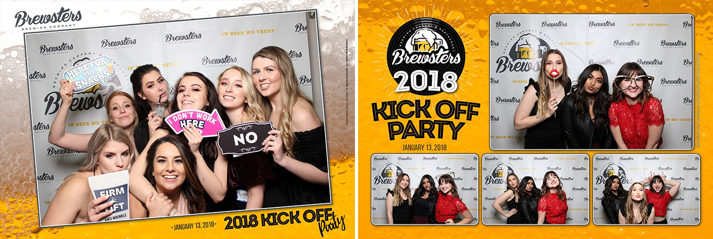 Brewsters Calgary Staff Party Photo Booth