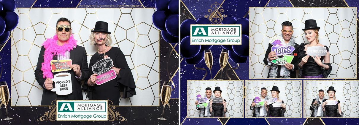 Enrich Mortgage Corporate Party Photo Booth at the Deerfoot Inn & Casino Calgary