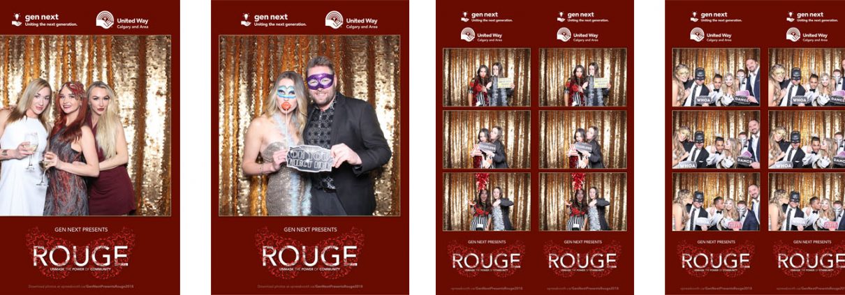 Gen Next United Way Rouge Fundraising Gala Photo Booth