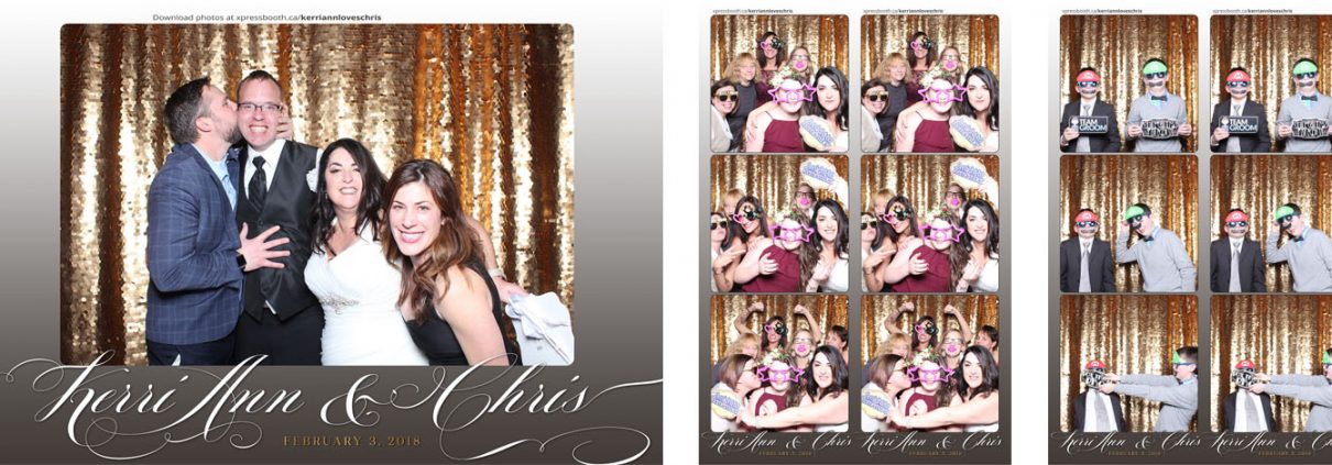 Kerri Ann Chris Wedding Photo Booth at the Lake House Calgary