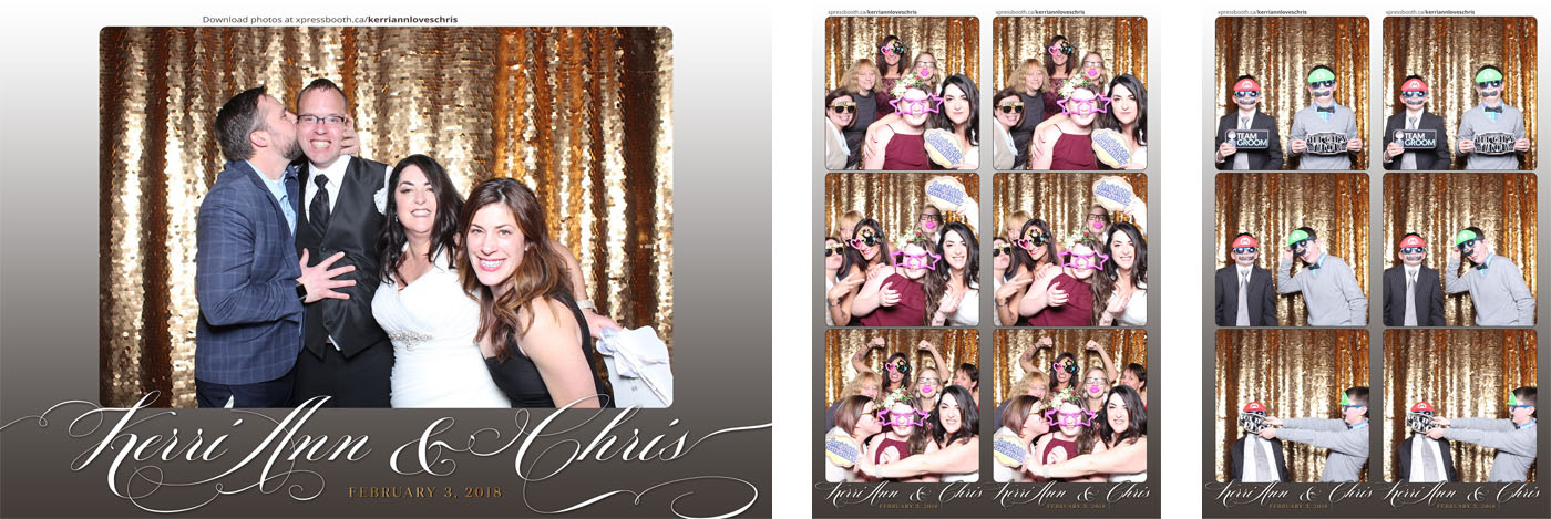 Kerri Ann Chris Wedding Photo Booth at the Lake House Calgary