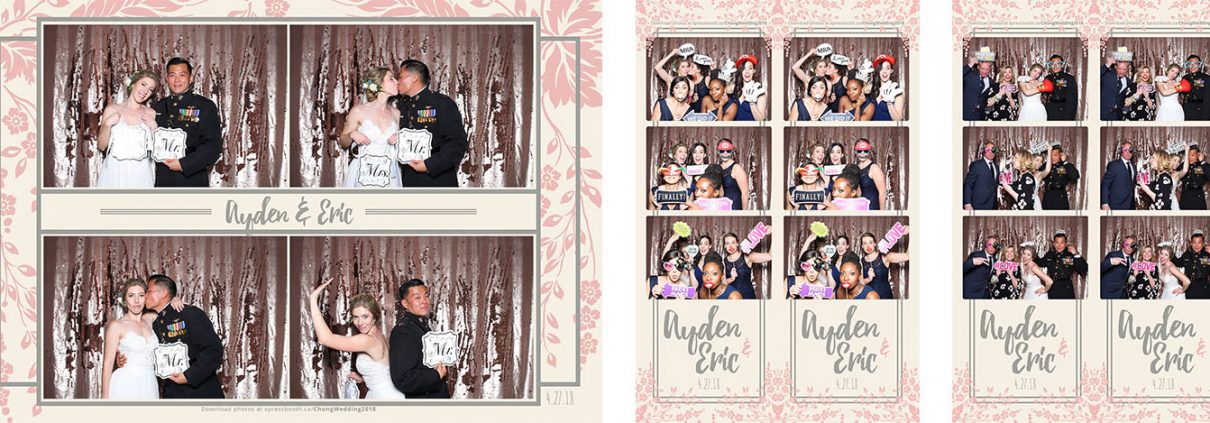 Ayden and Eric's Canmore Wedding Photo Booth