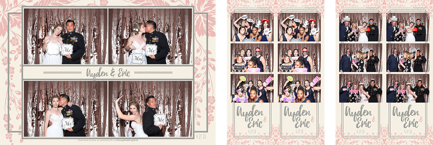 Ayden and Eric's Canmore Wedding Photo Booth