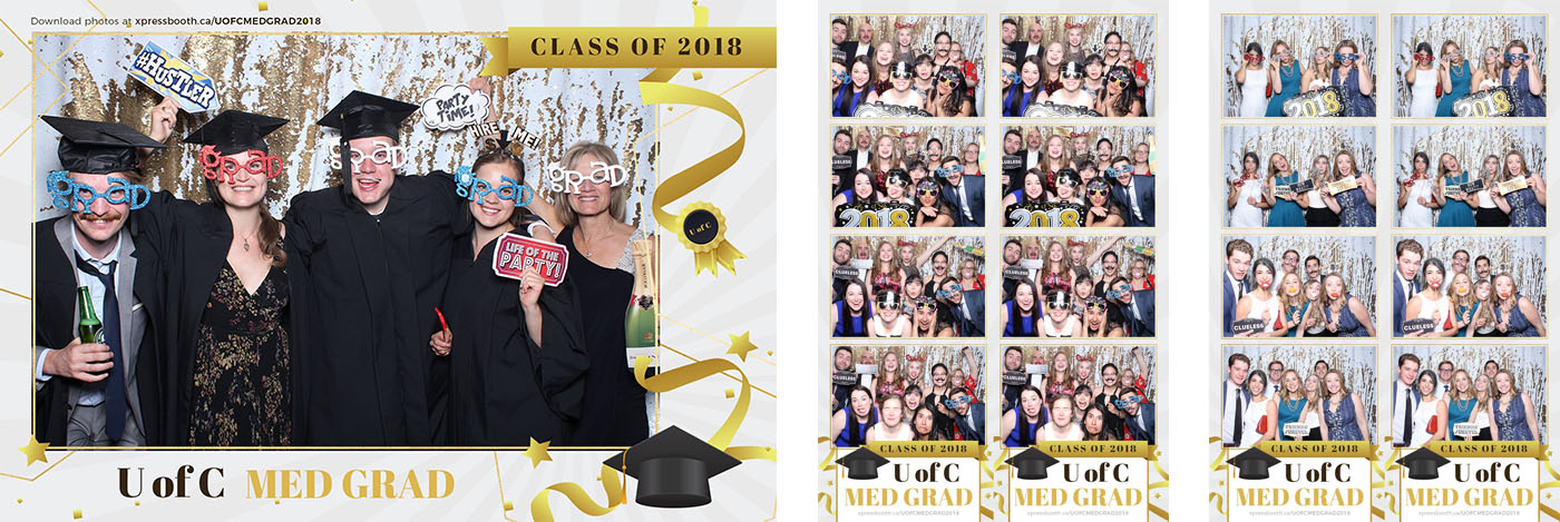 Graduation Photo Booth for the University of Calgary Med School