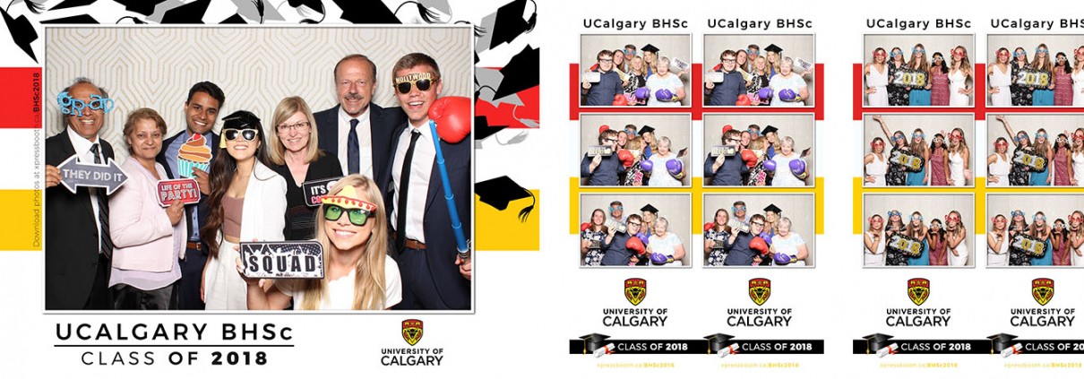 University of Calgary Health Sciences Graduation Party Photo Booth