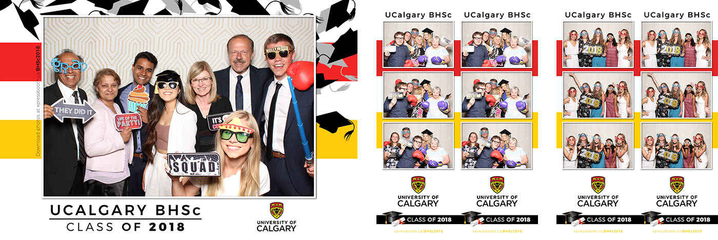 University of Calgary Health Sciences Graduation Party Photo Booth