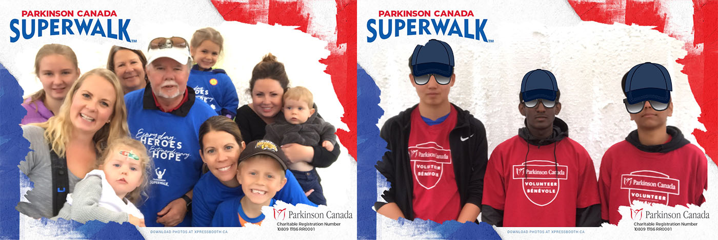 Parkinson Superwalk 2018 Animated GIF Booth at the Confederation Park in Calgary