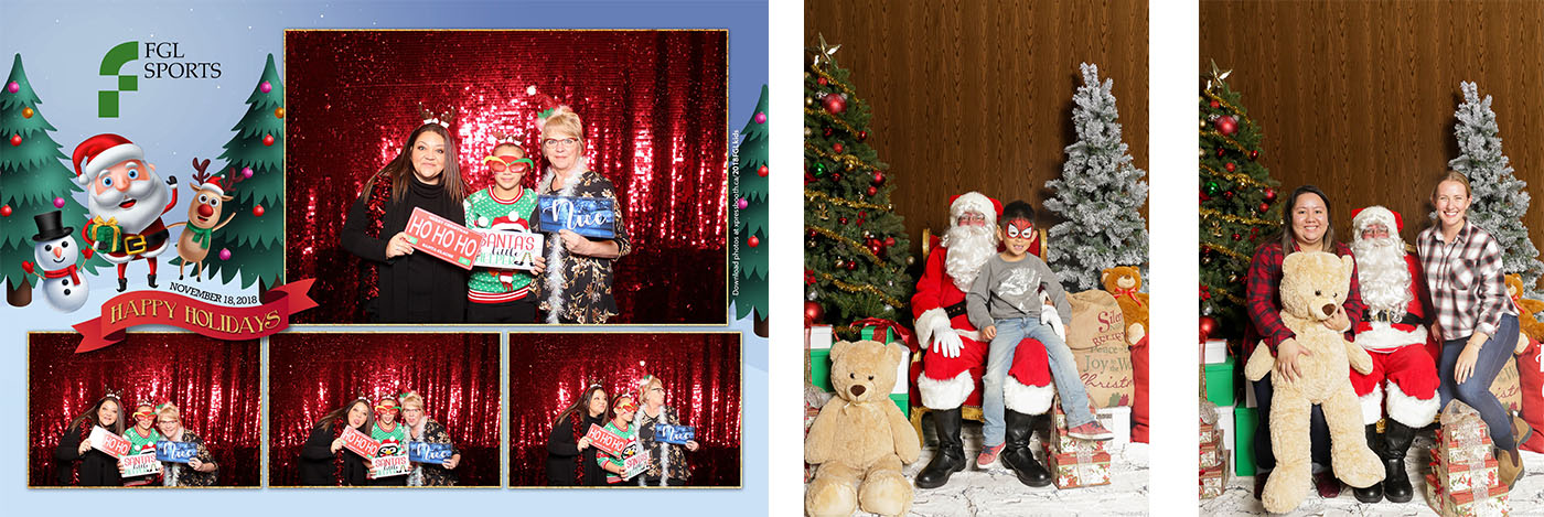 FGL Kids Christmas Party Photo Booth and Santa Photos