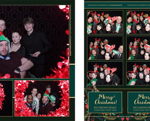 Coop Richmond Road Christmas Party Photo Booth at the Elbow Springs Golf Club