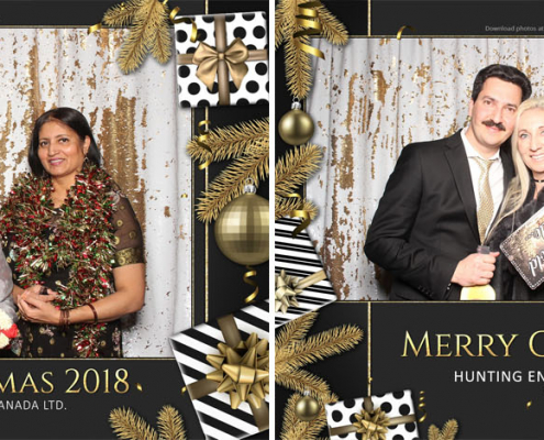 Hunting Energy Christmas Party Photo Booth at the Courtyard by Marriott Calgary Airport
