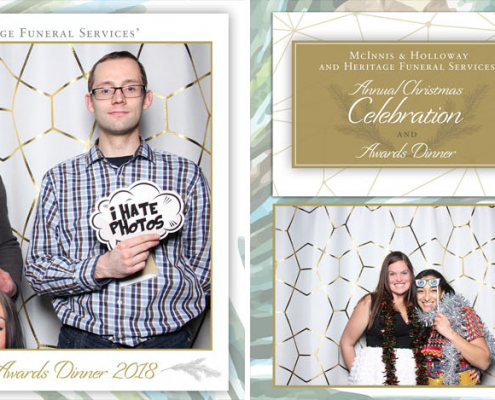 McInnis and Holloway Christmas Celebration Photo Booth at the Skyline by Simply Elegant