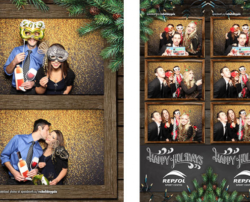 Repsol Sport Holiday Party Photo Booth at the Double Zero Pizza Calgary
