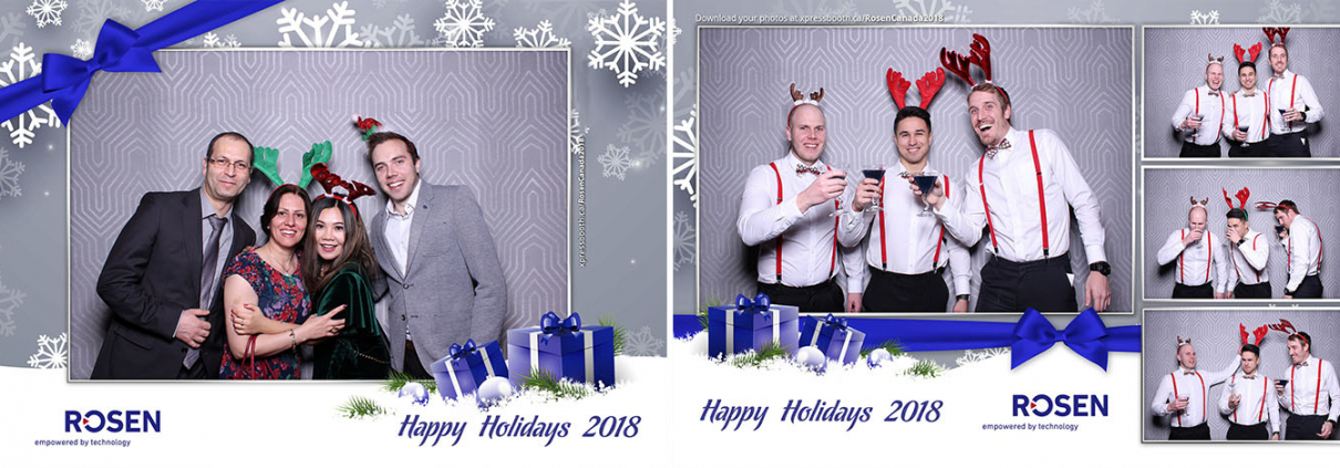 Rosen Christmas Party Photo Booth at the Sheraton Suites Calgary Eau Claire