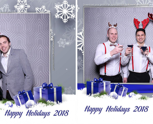Rosen Christmas Party Photo Booth at the Sheraton Suites Calgary Eau Claire