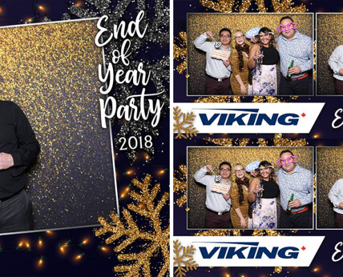 Viking Air Year End Christmas Party Photo Booth at the Metropolitan Conference Centre in Calgary