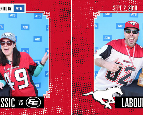Labour Day Classic Stampeders vs Eskimos Photo Booth